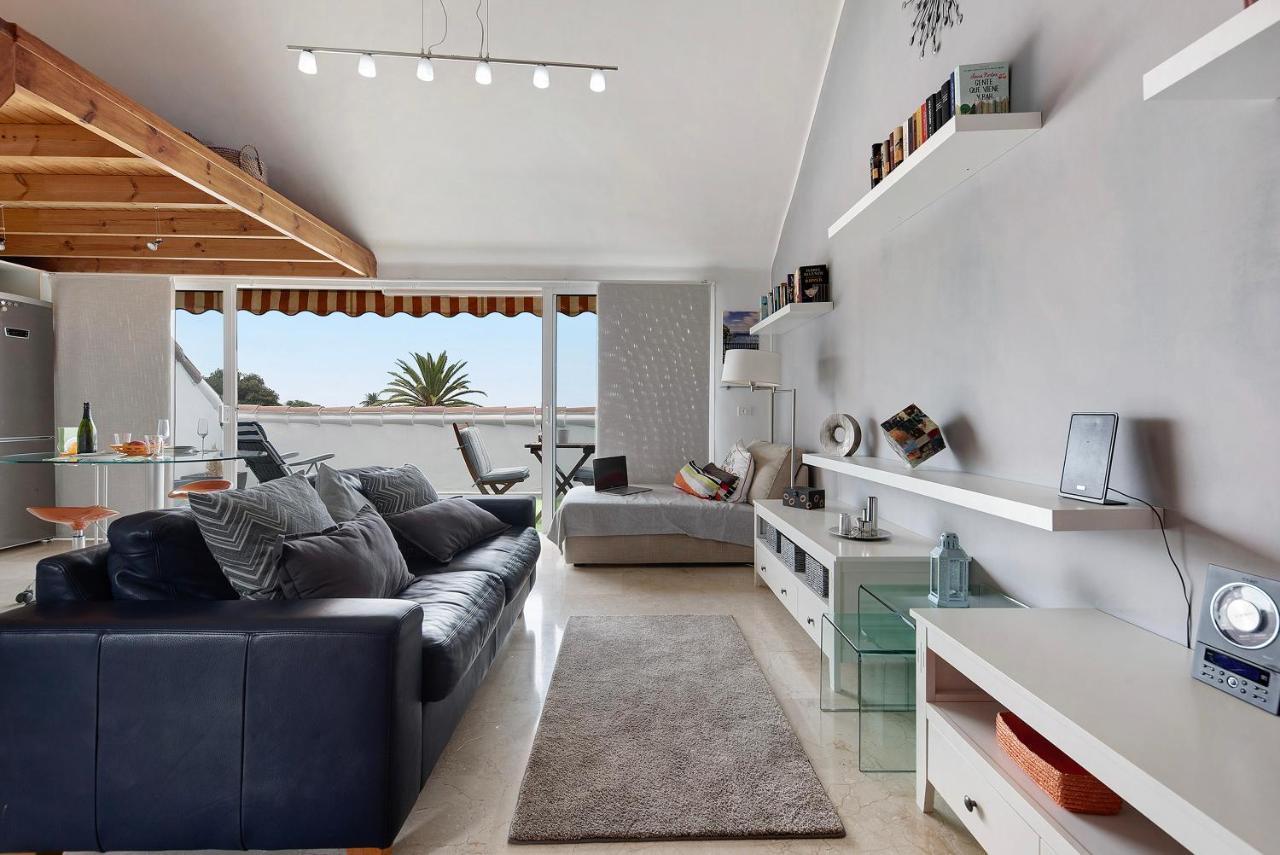 拉克鲁斯Atico Sunset Loft Terraza Y Piscina公寓 外观 照片